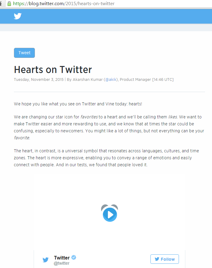 hearts on twitter